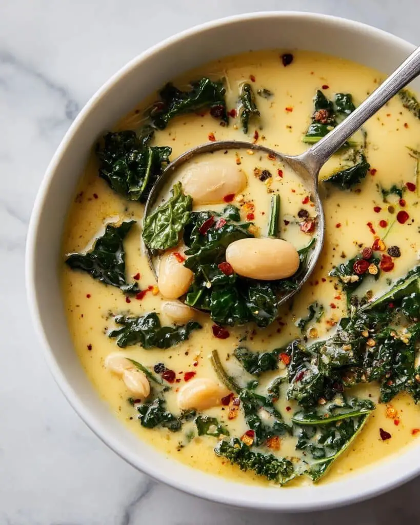 Creamy White Bean and Kale Soup Recipe