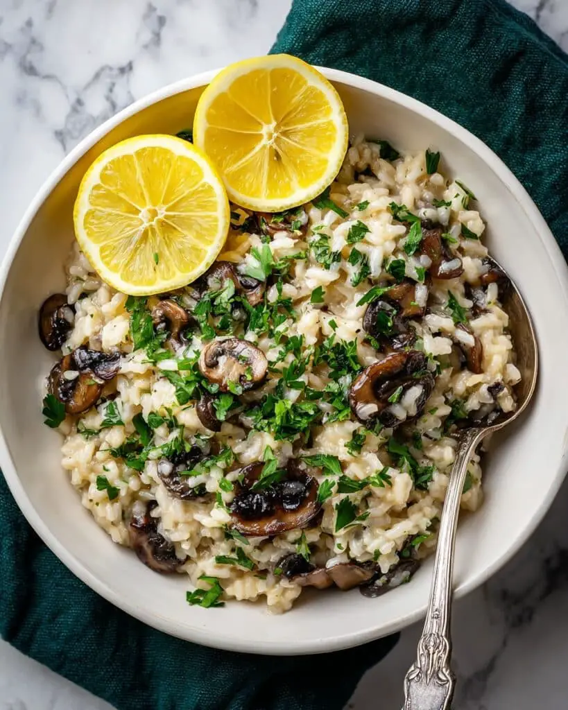 Creamy Mushroom Risotto Recipe