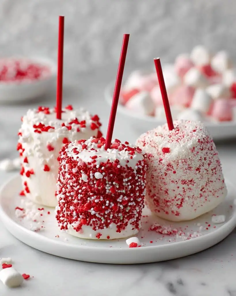 Colorful Chocolate-Dipped Marshmallow Pops Recipe