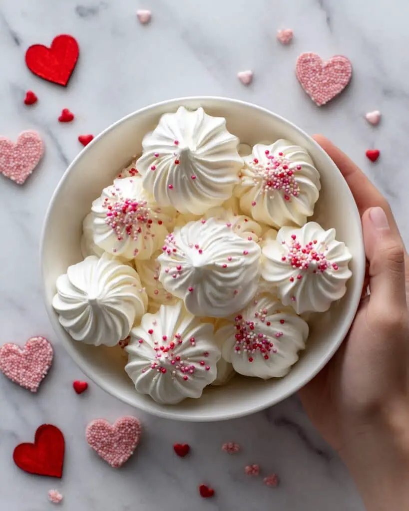 Chocolate Dipped Meringues Recipe