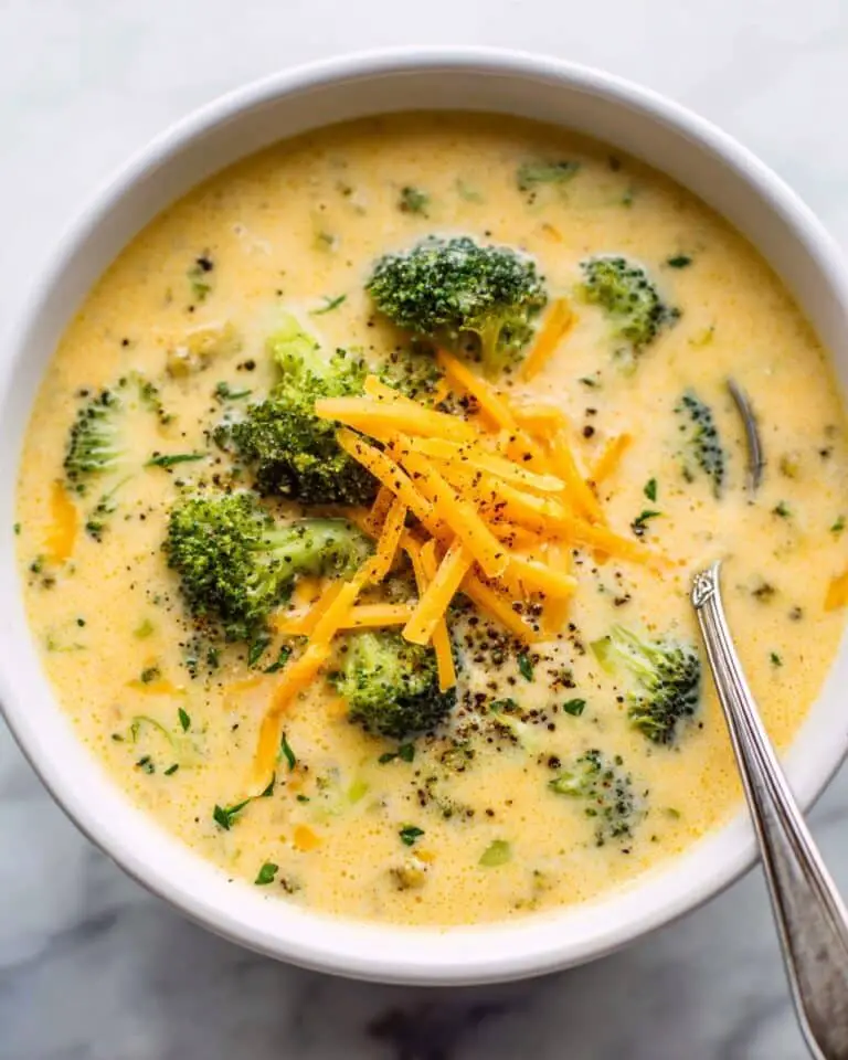 Broccoli Cheddar Potato Soup Recipe
