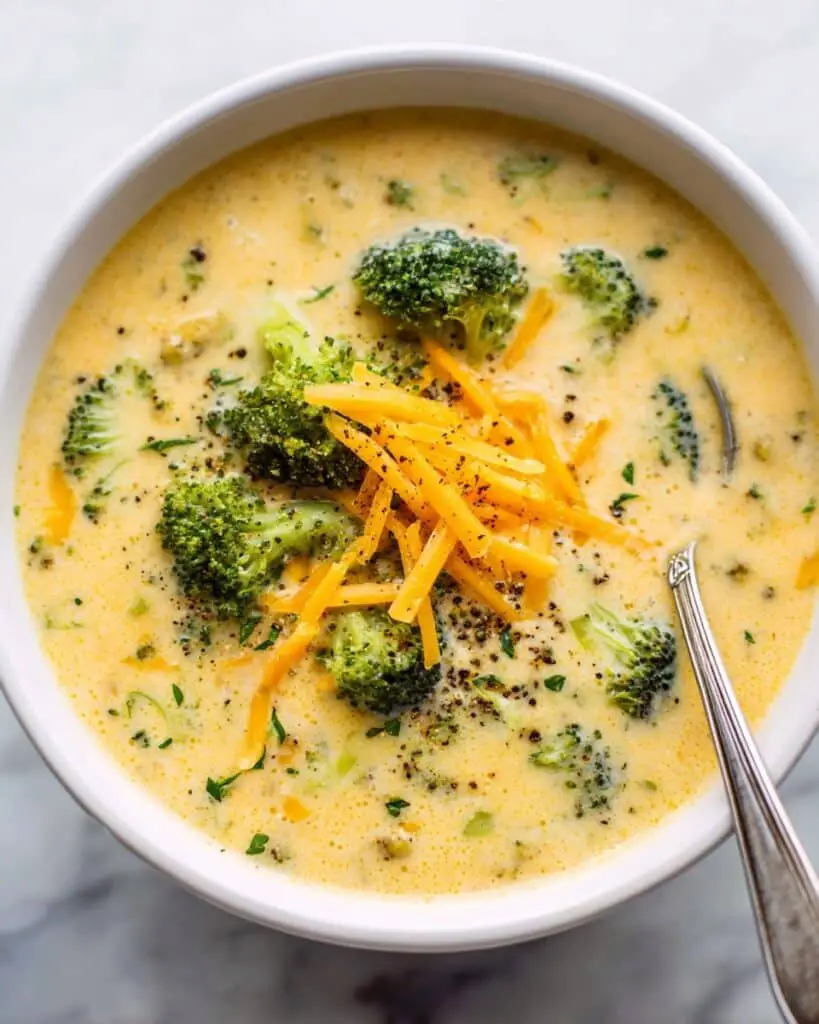Broccoli Cheddar Potato Soup Recipe