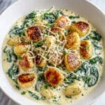 Millionaire Gnocchi with Creamy Parmesan Sauce Recipe