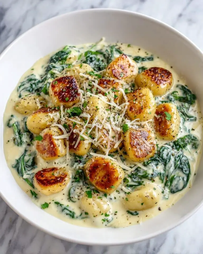 Millionaire Gnocchi with Creamy Parmesan Sauce Recipe