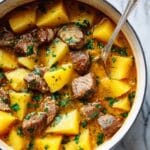 Slow Cooker Steak and Cheddar Potato Casserole Recipe