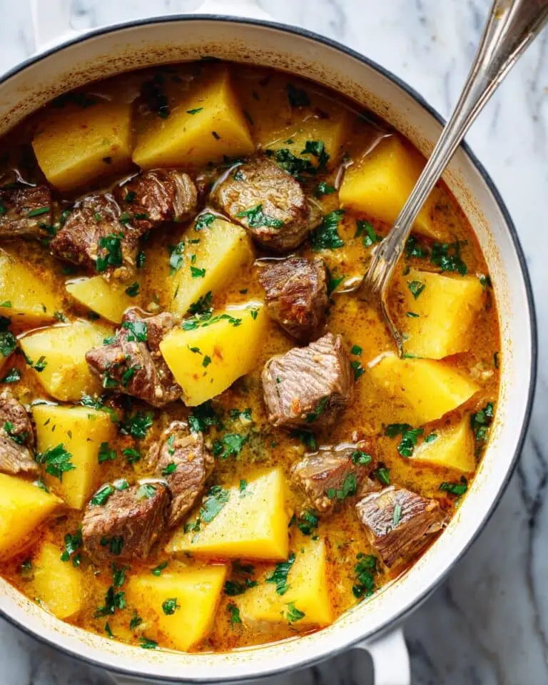 Slow Cooker Steak and Cheddar Potato Casserole Recipe