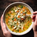 Lemon Chicken Orzo Soup Recipe