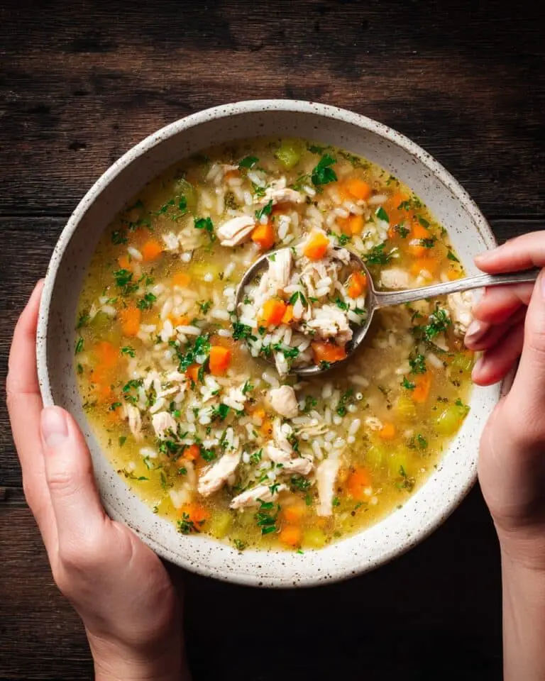 Lemon Chicken Orzo Soup Recipe