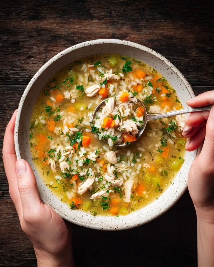 Lemon Chicken Orzo Soup Recipe