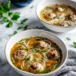 Italian Meatball Orzo Soup Recipe
