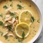 Avgolemono Greek Lemon Chicken Soup Recipe