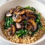Spinach and Mushroom Orzo Recipe