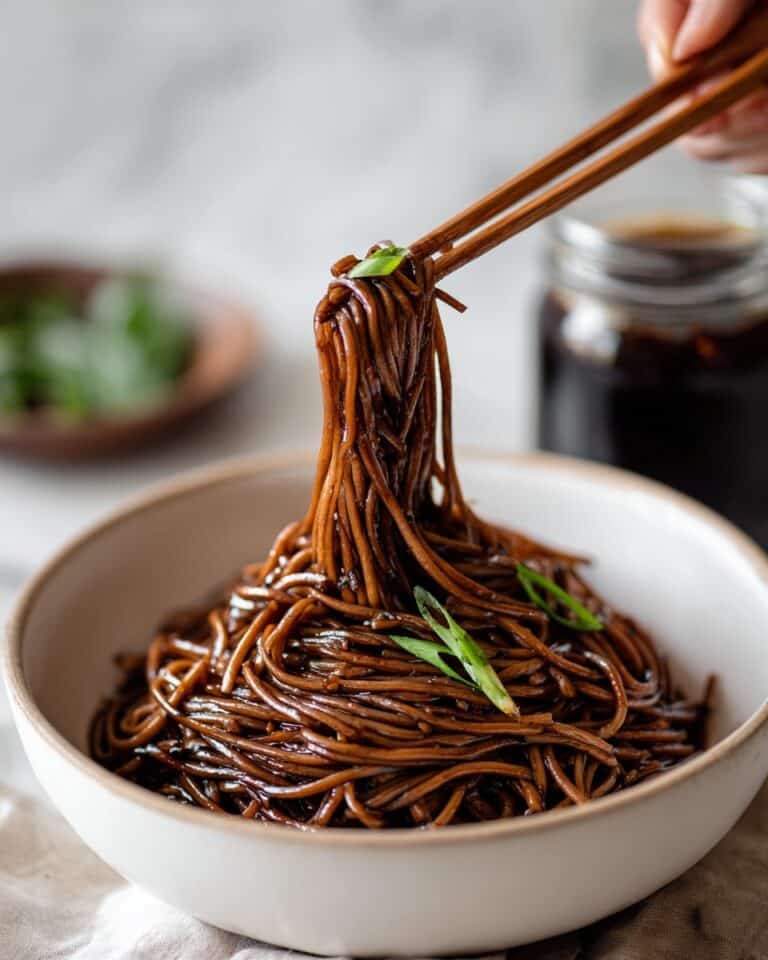 Traditional Wuhan Hot Dry Noodles (Vegan Version) Recipe