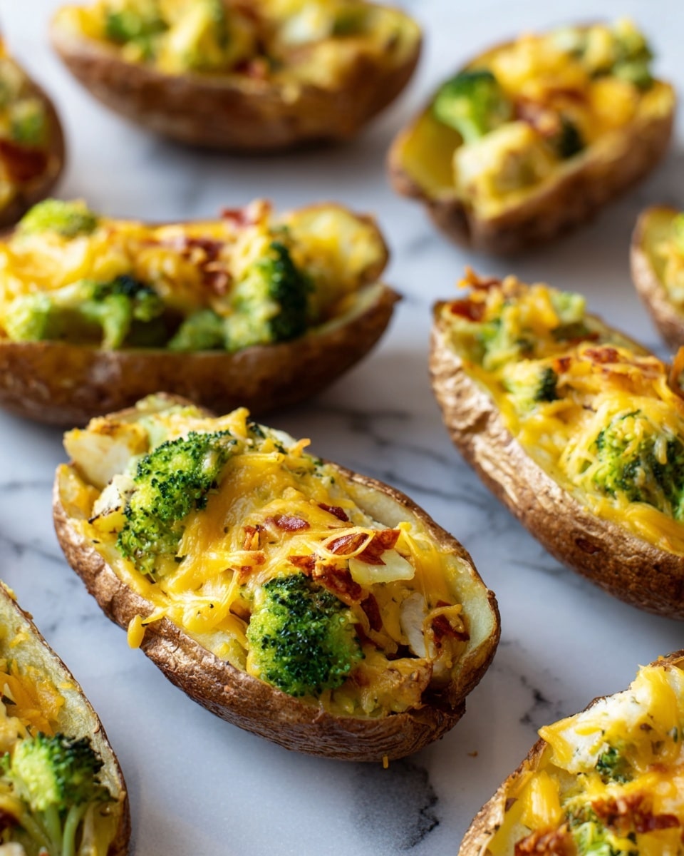 5-Ingredient Healthy Stuffed Potato Skins Recipe - Recipe Image