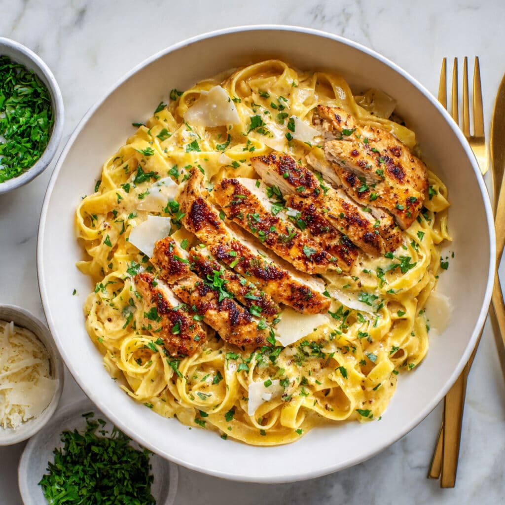 The Easiest Chicken Alfredo Recipe