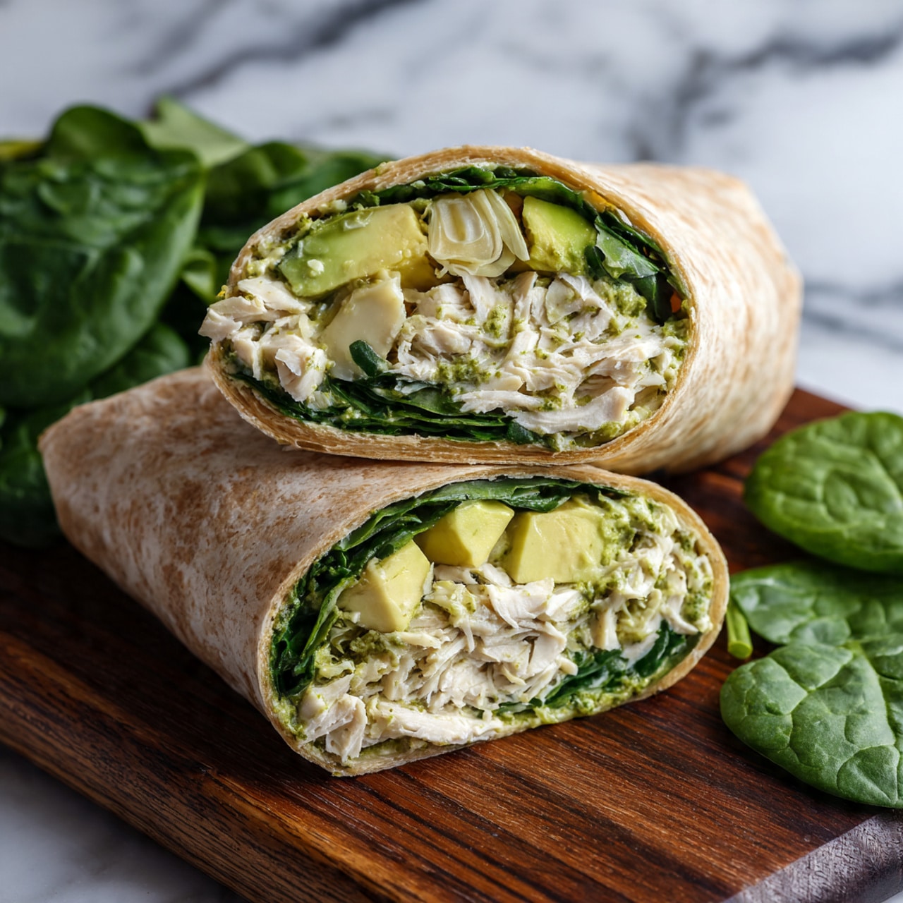 Pesto Chicken Wrap Recipe