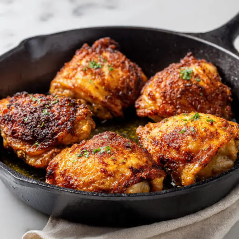 Garlic Butter Baked Chicken Thighs Recipe