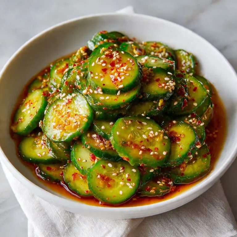 Korean Gochujang Cucumber Salad Recipe
