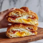Loaded Breakfast Stuffed Croissants Recipe
