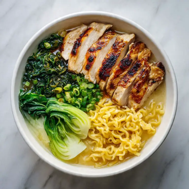 Fiery Chicken Ramen With Creamy Garlic Sauce Recipe