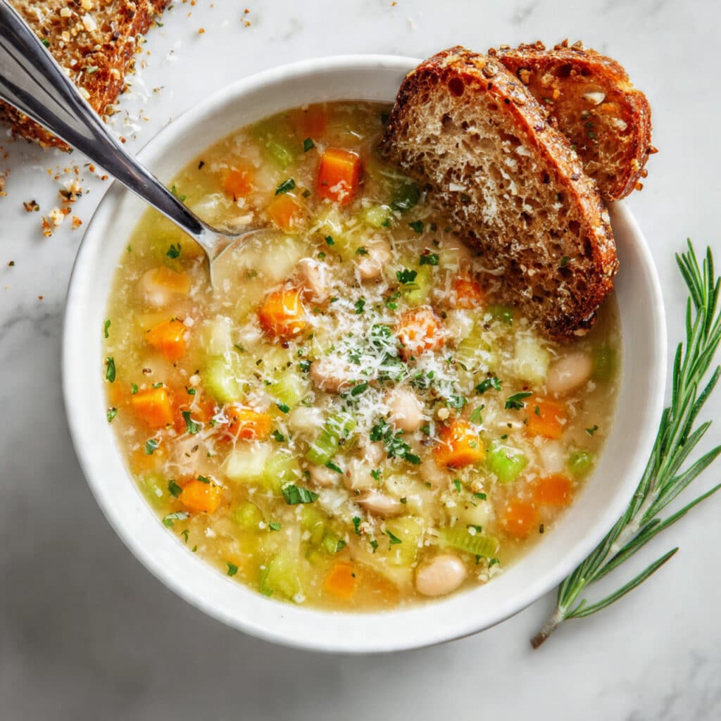 Mediterranean White Bean Soup Recipe
