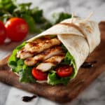 Keto Caprese Chicken Wrap Recipe