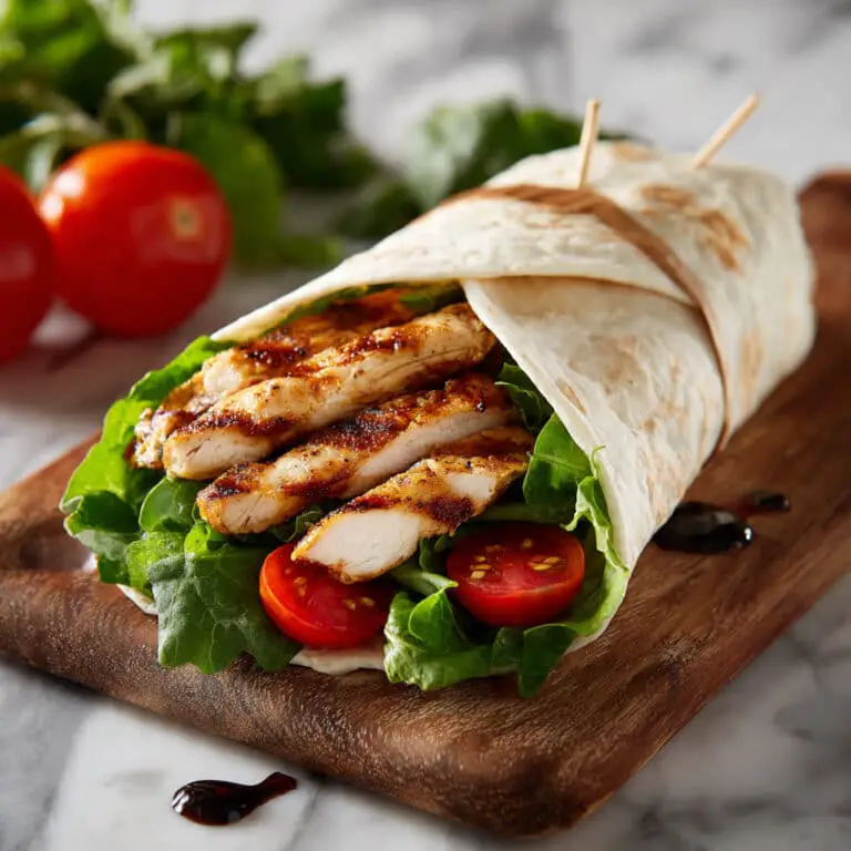 Keto Caprese Chicken Wrap Recipe