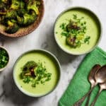 Creamy Broccoli and Spinach Soup Recipe