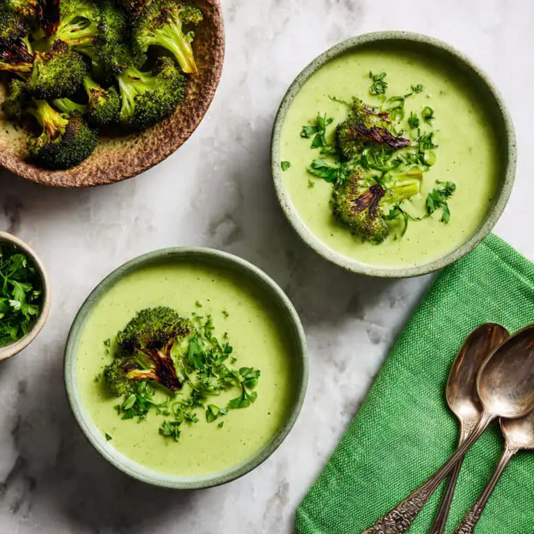 Creamy Broccoli and Spinach Soup Recipe