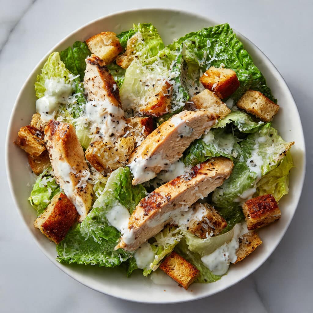 Caesar Salad with Grilled Chicken Recipe