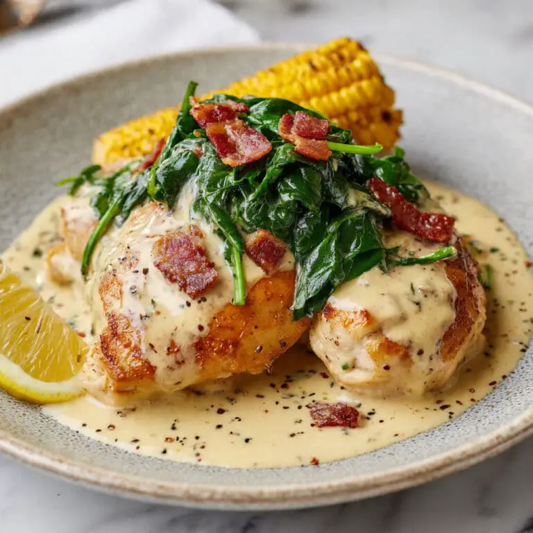 Creamy Balsamic Chicken with Spinach Recipe