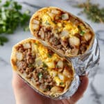 Chorizo Breakfast Burrito Recipe