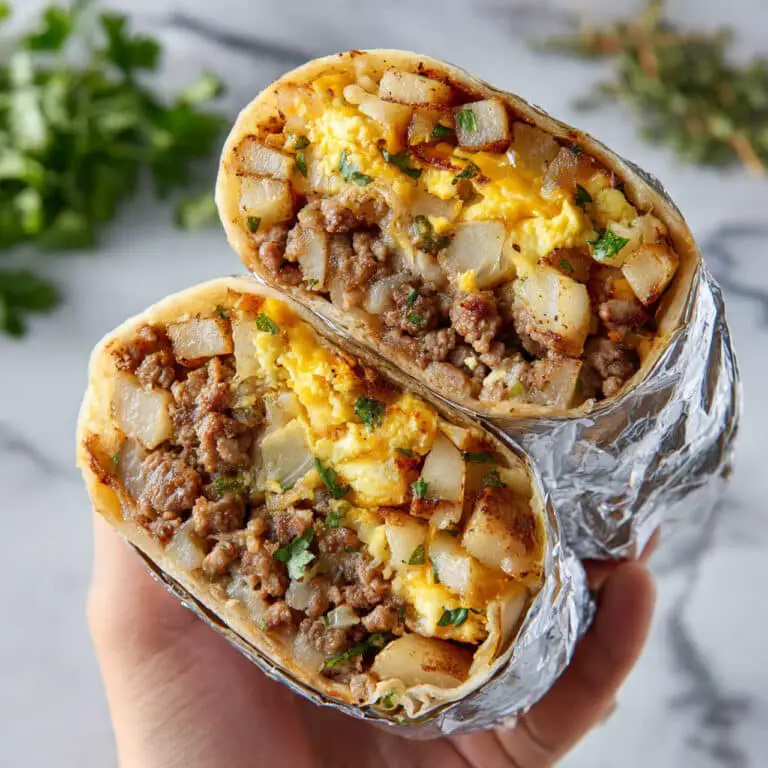 Chorizo Breakfast Burrito Recipe