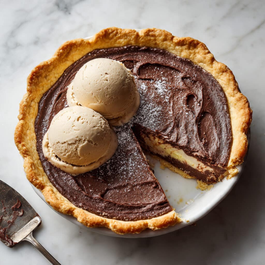 Dark Chocolate Chess Pie Recipe