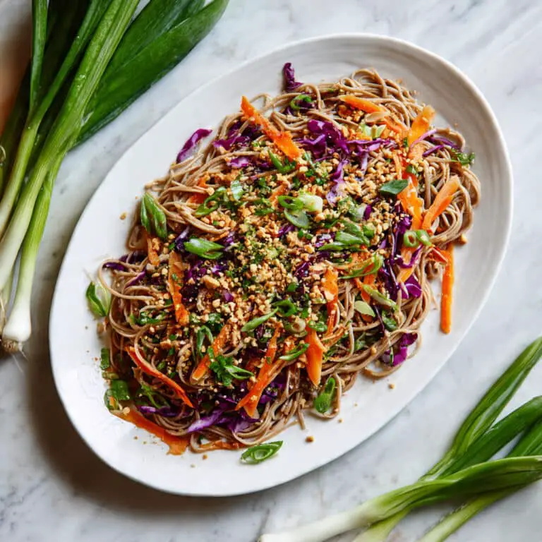 Light Vegan Soba Noodles Recipe