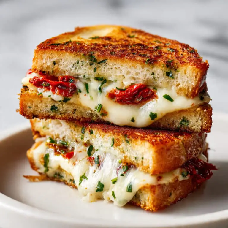 Sun-Dried Tomato Bacon Pesto Grilled Cheese Recipe