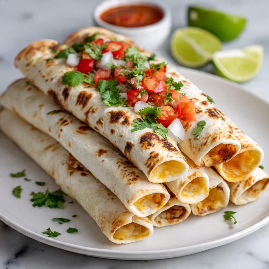 Crockpot Chicken Taquitos Recipe