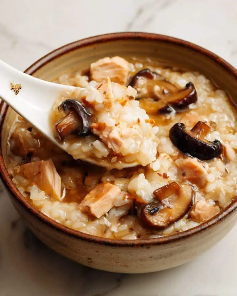 Classic Chicken & Shiitake Mushroom Congee Recipe
