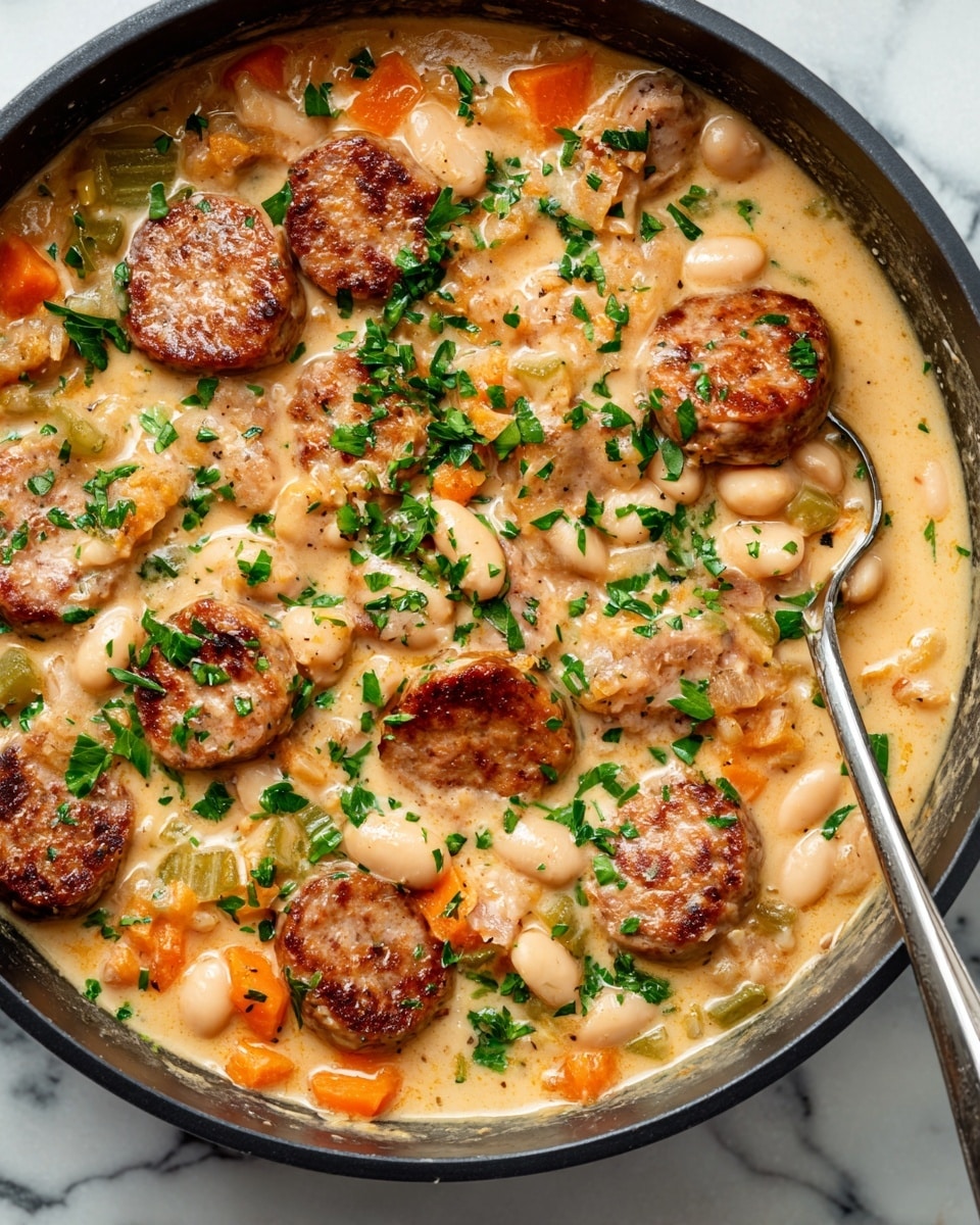 Creamy Sausage and Bean Soup Recipe