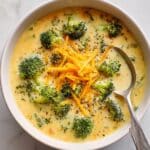 Creamy Broccoli Potato Soup with Cheddar Recipe