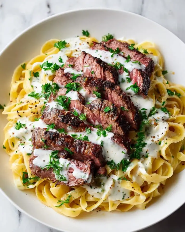 Creamy Steak Pasta Recipe
