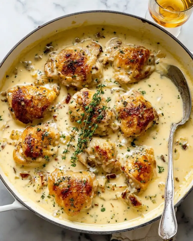 French Chicken Casserole à la Normande Recipe