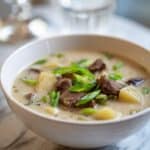 Creamy Steak and Potato Soup Recipe