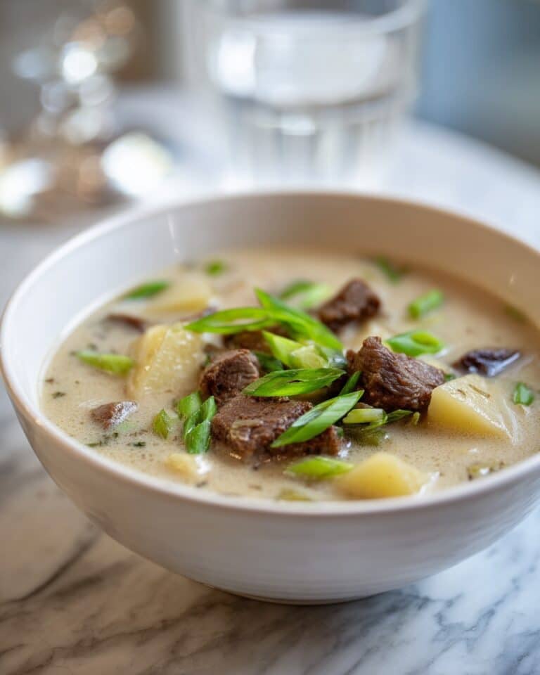 Creamy Steak and Potato Soup Recipe