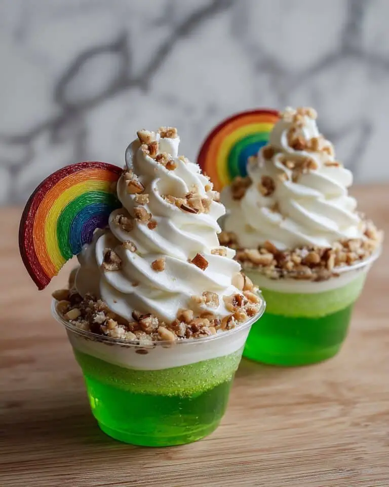 Rainbow Layered Jello Cups Recipe