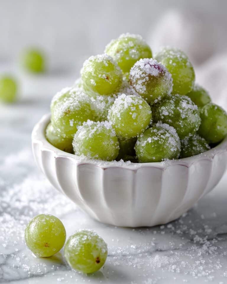 3-Ingredient Healthy Sour Candied Frozen Grapes Recipe