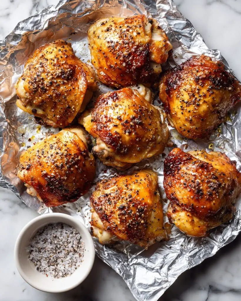 Crispy Baked Chicken Thighs Recipe