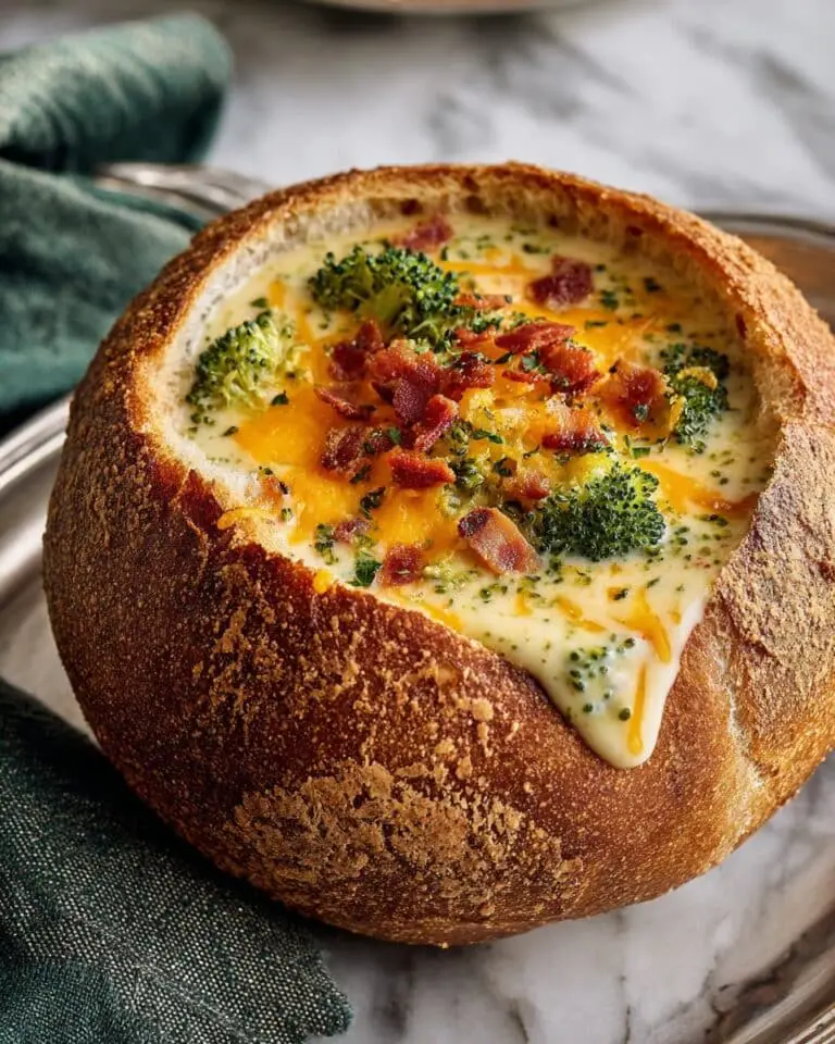 Creamy Panera-Style Broccoli Cheddar Soup Recipe