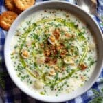 Creamy New England Clam Chowder with a Poblano Pepper Kick Recipe