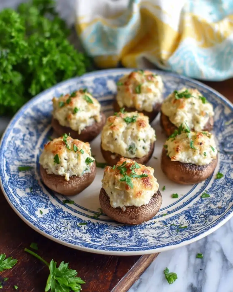 Crab Stuffed Mushrooms Recipe
